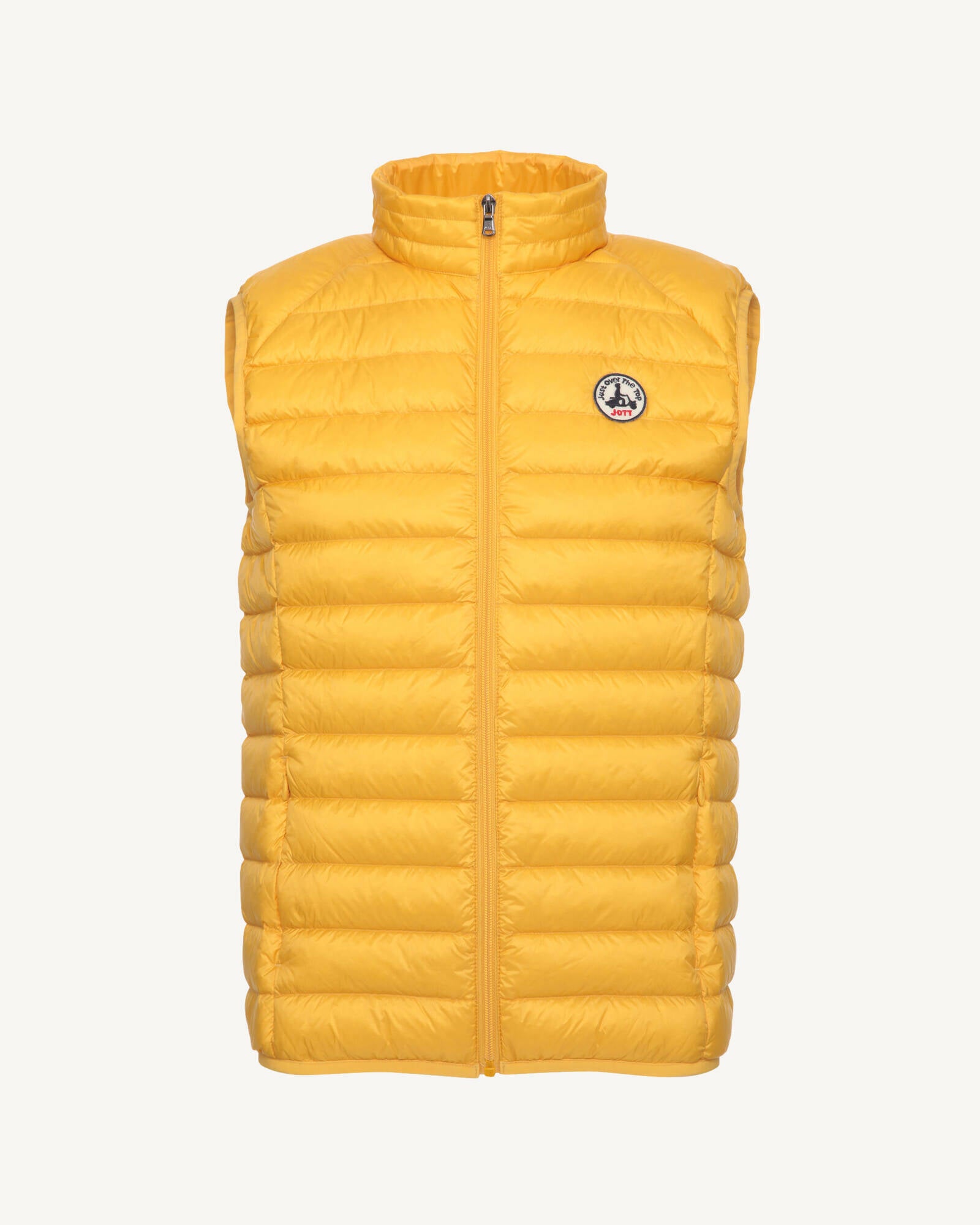 Light sleeveless down jacket Yellow Tom