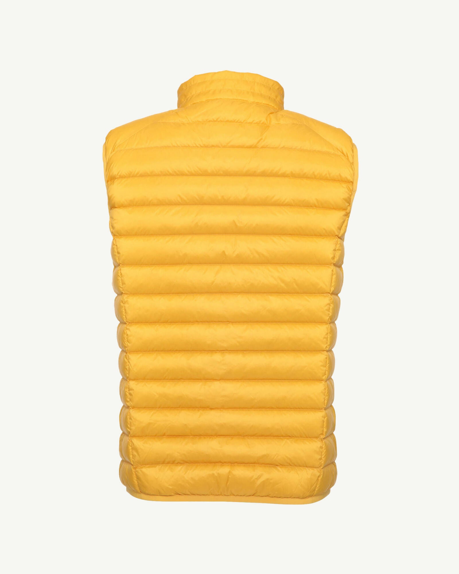 Light sleeveless down jacket Yellow Tom