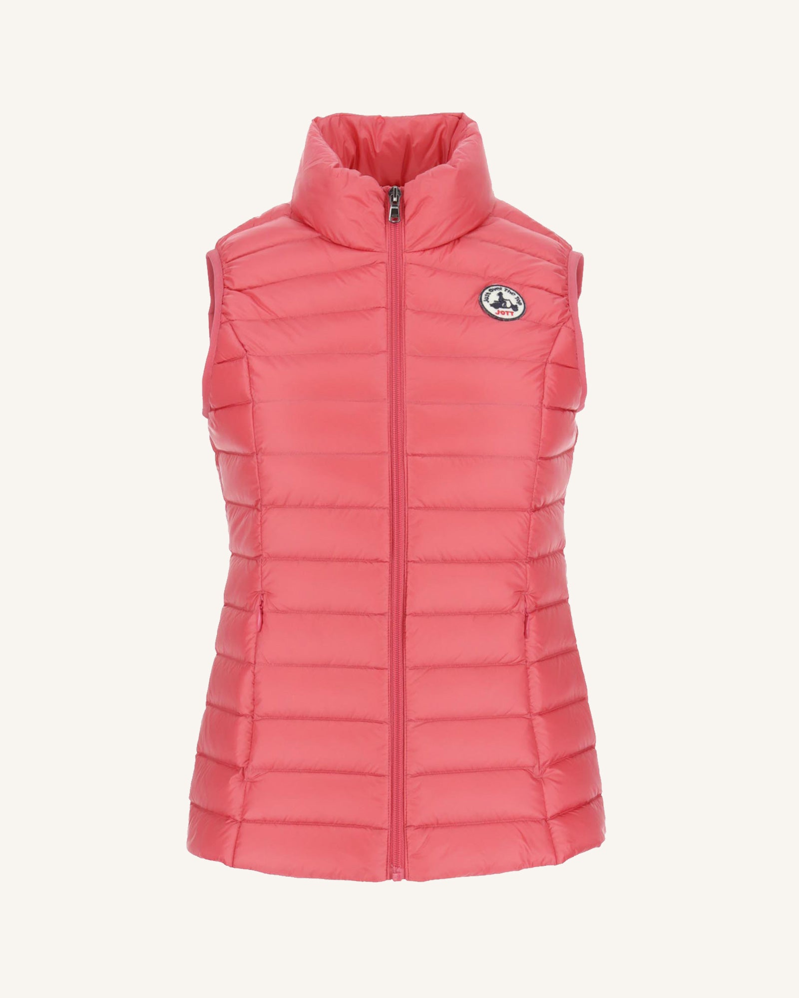 Light sleeveless down jacket Raspberry Seda