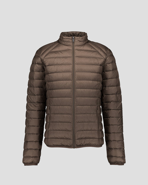 Taupe Lightweight down jacket Mat - JOTT UK - 3