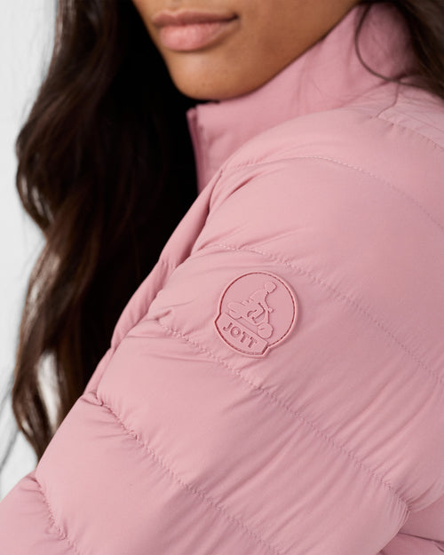 Maia light stretch winter jacket Dusty rose - JOTT UK - 3