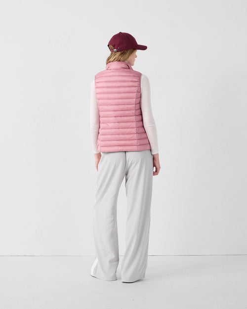 Lightweight Sleeveless Down Jacket Antique Pink Seda - JOTT UK - 3