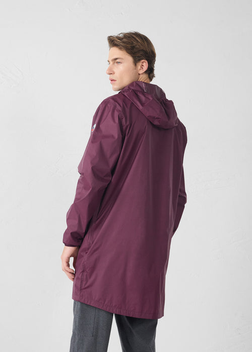 Raincoat packable long Black cherry Skye - JOTT UK - 3