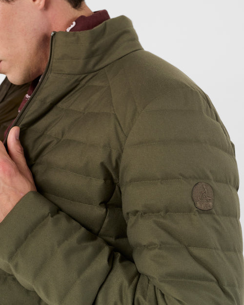 Wool down jacket Army Matai - JOTT UK - 5
