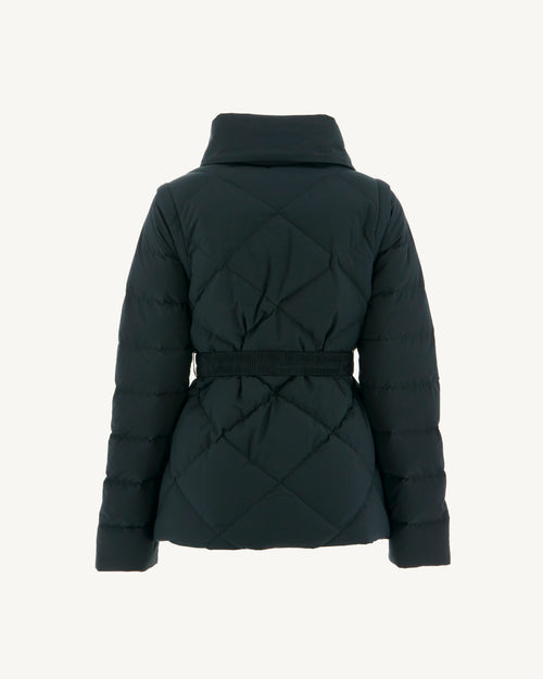 Black Anita removable sleeves puffer jacket - JOTT UK - 4