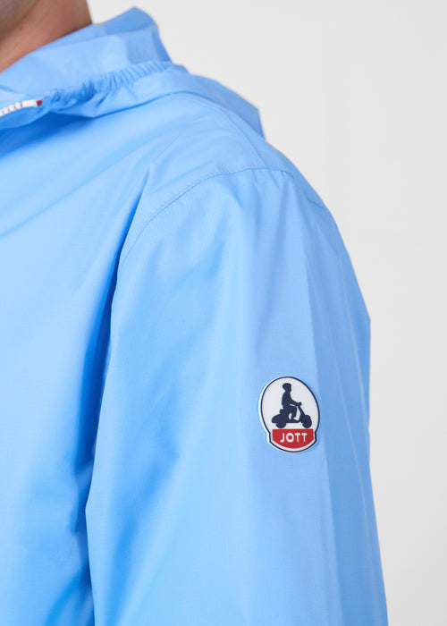 Raincoat packable Crystal blue Kilmory - JOTT UK - 5