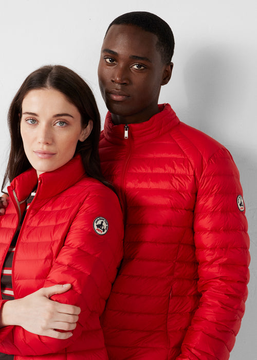 Light down jacket Carmine red Cha - JOTT UK - 3