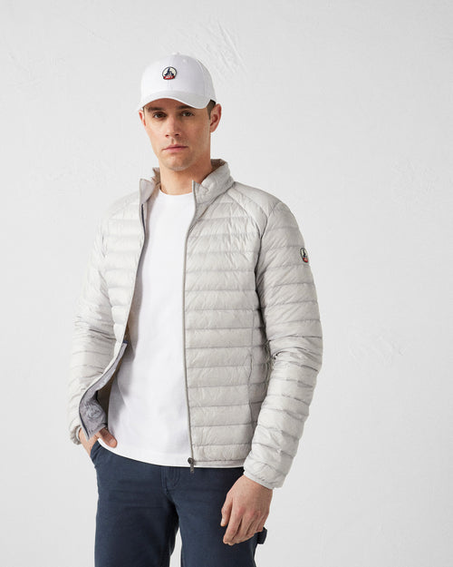 Ice grey Lightweight down jacket Mat - JOTT UK - 3