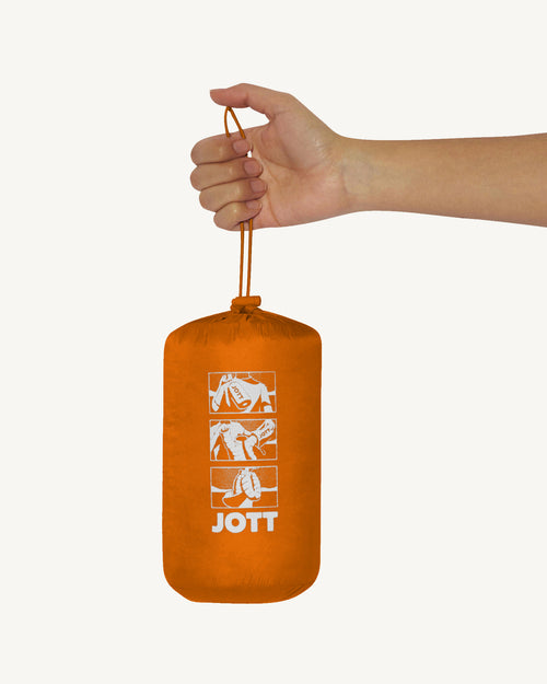 Burnt orange Tom sleeveless puffer jacket - JOTT UK - 3
