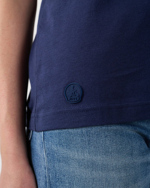 Round-neck Tshirt Navy Lucia - JOTT UK - 5