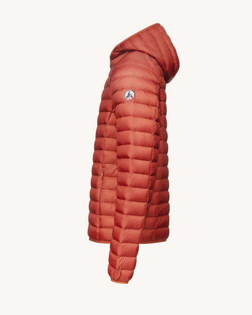 Intense rust Lightweight down jacket Nico - JOTT UK - 4