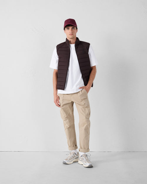 Black coffee Arafo stretch sleeveless puffer jacket - JOTT UK - 2