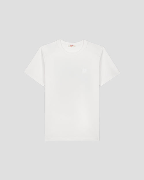 White cotton round-neck t-shirt Espar - JOTT UK - 2