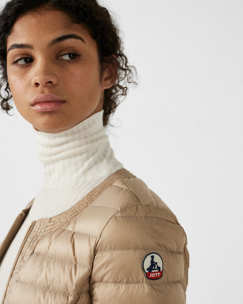 Lightweight down jacket Beige Douda - JOTT UK - 5