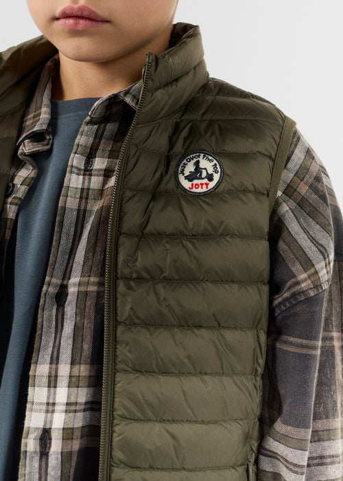 Sleeveless down jacket Army Zoe - JOTT UK - 5
