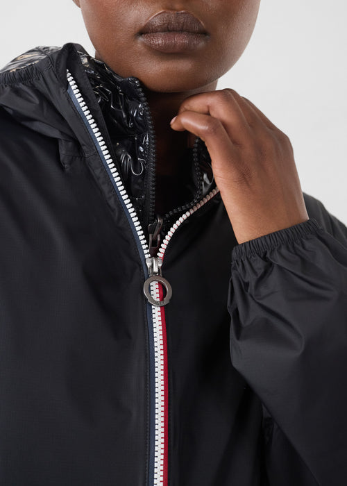 Raincoat packable long Black Skye - JOTT UK - 4