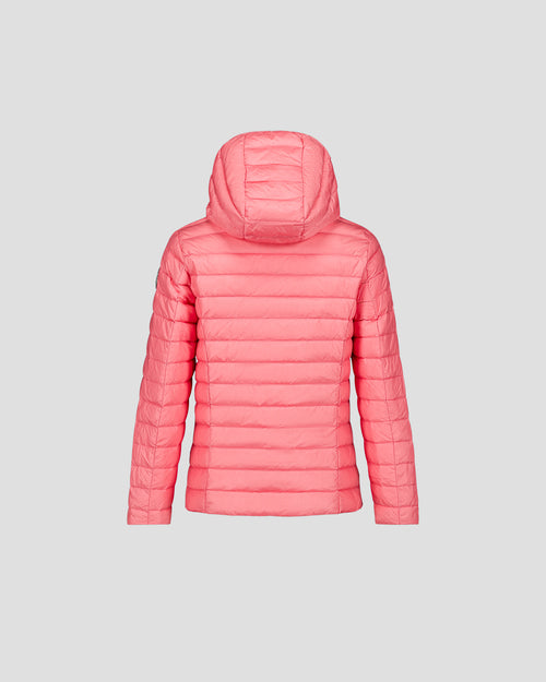 Lightweight hooded  jacket Vibrant fuchsia Carla