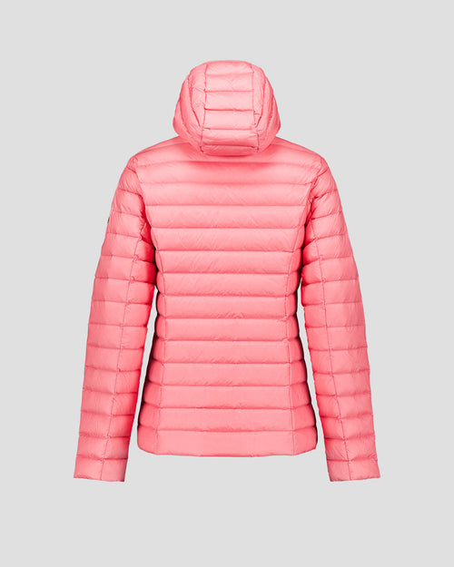 Lightweight hooded down jacket Vibrant fuchsia Cloe