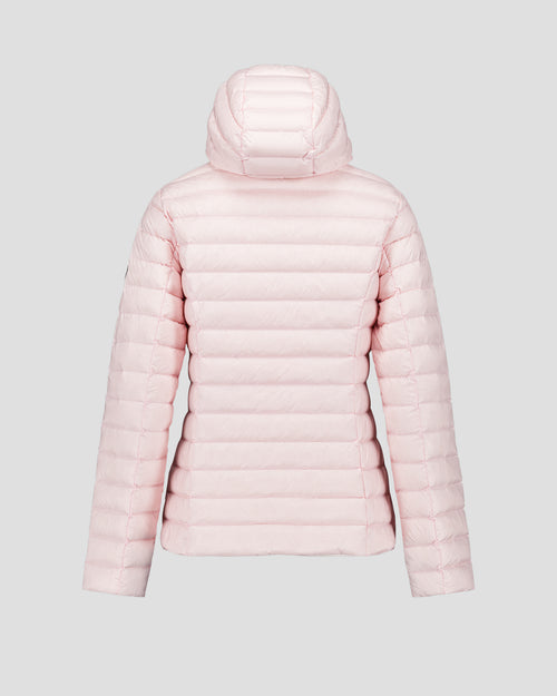 Lightweight hooded down Jacket Pink petal Cloe