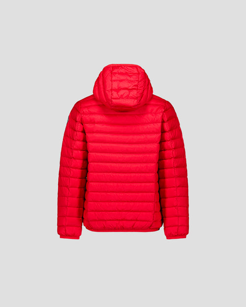 Light hooded down jacket Carmine red Hugo