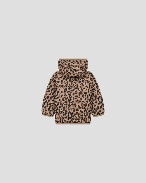 Baby jacket with ears printed Leopard Mael - JOTT UK - 3