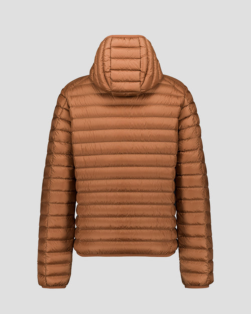 Lightweight Hooded Down Jacket Red Sugar Nico