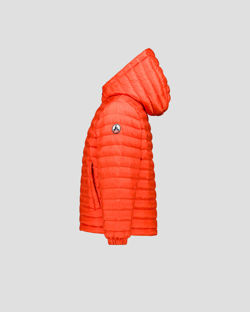 Reversible jacket Army/Flame red Sauda - JOTT UK - 3