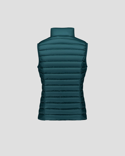 Lightweight Sleeveless Down Jacket Dark Marsh Seda