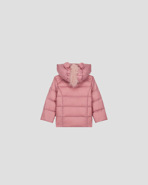 Dusty rose Baby Down Jacket Una - JOTT UK - 3
