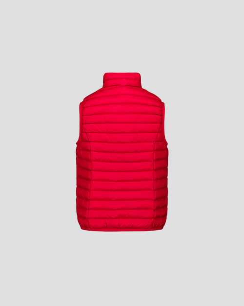 Sleeveless down jacket Carmine red Zoe