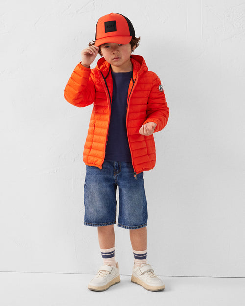 Flame red Hugo kid