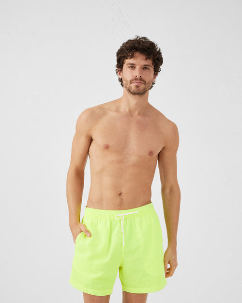Fluo yellow Niolon fluo swim shorts - JOTT UK - 4