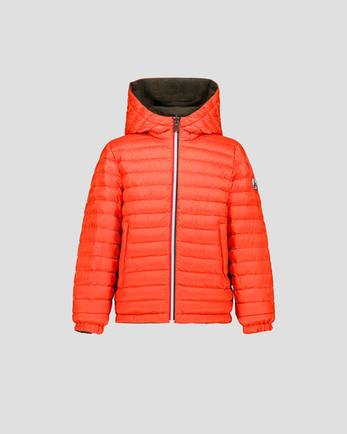 Reversible jacket Army/fire red Sauda - JOTT UK - 4