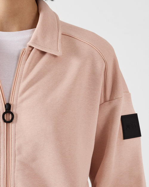 Peach skin Shirt collar jacket Anneso - JOTT UK - 5