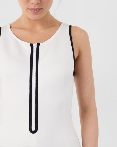 White one-piece combination swimsuit Kim - JOTT UK - 5