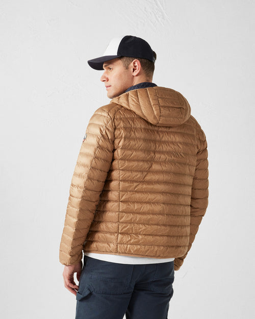 Tawny brown Lightweight down jacket Nico - JOTT UK - 4