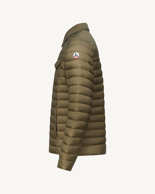 Dane lightweight shacket-style down jacket Army - JOTT UK - 2
