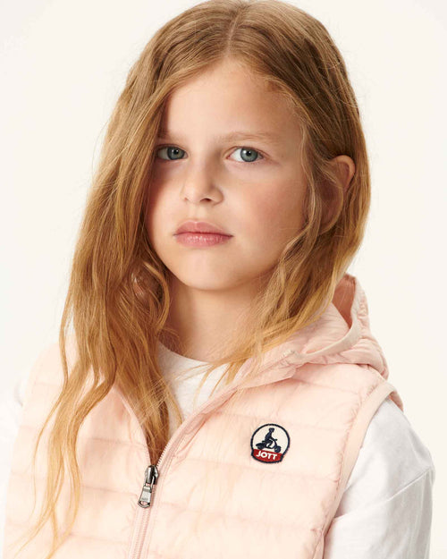 Soft pink Sleeveless Down Jacket Djam - JOTT UK - 3