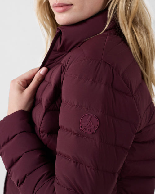 Maia light stretch winter jacket Dark cherry - JOTT UK - 4