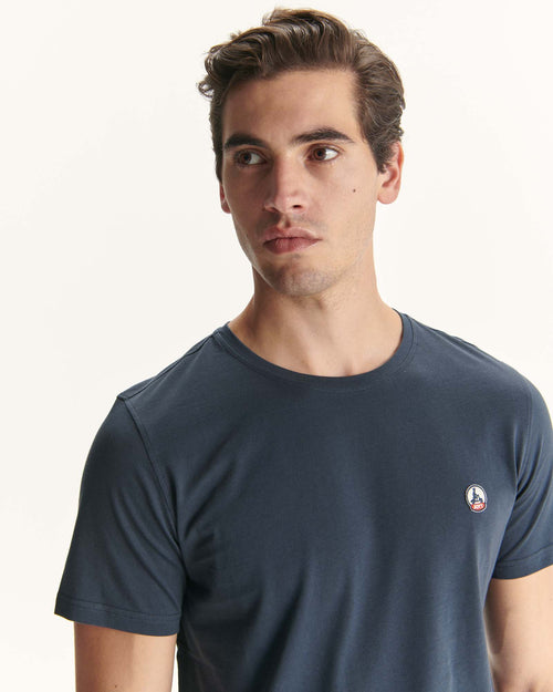Navy Pietro organic cotton T-shirt - JOTT UK - 3