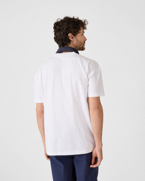 White cotton round-neck T-shirt Narong - JOTT UK - 3