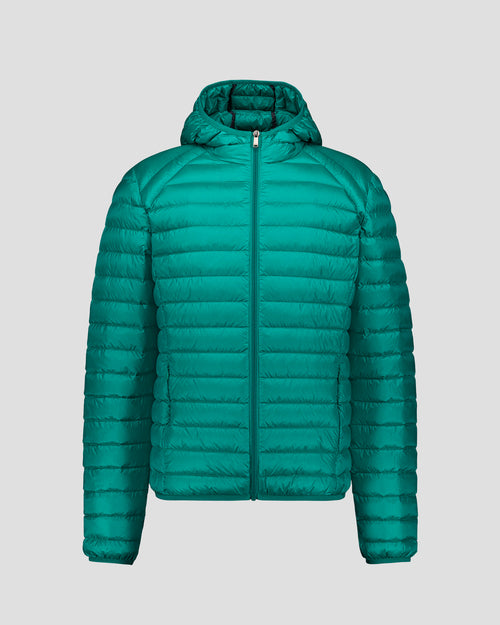 Lightweight Hooded Down Jacket Persian Green Nico - JOTT UK - 2