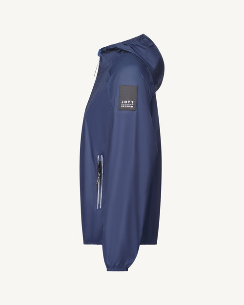 Fluid WNW JOTT x DENHAM pack-away waterproof jacket Navy - JOTT UK - 5