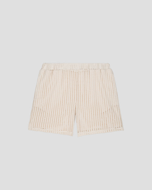 Natural cotton knit shorts Vittorio - JOTT UK - 2