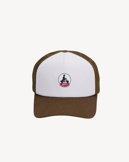 Sail two-tone mesh cap Army/White/Army - JOTT UK - 2