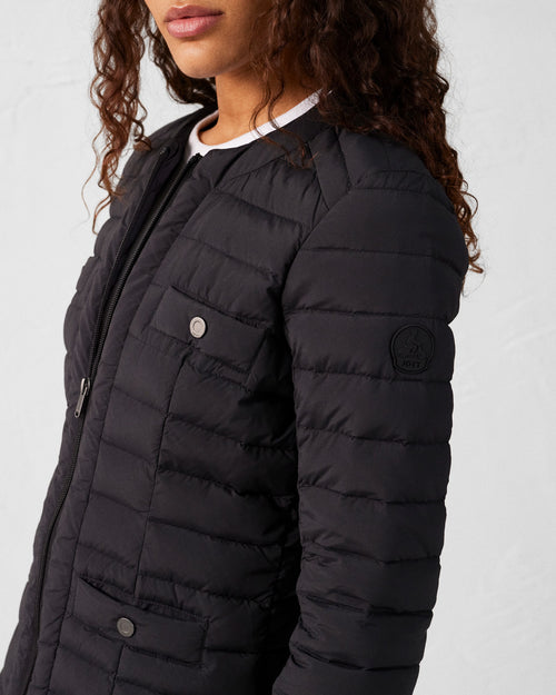 Black Light stretch padded jacket Ingrid - JOTT UK - 4