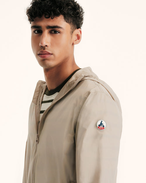 Derry waterproof packable jacket Beige - JOTT UK - 3