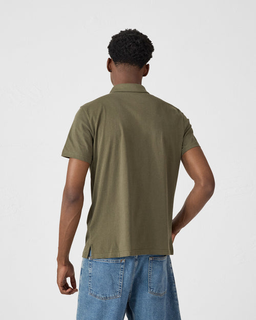 Army Lavan organic cotton polo shirt - JOTT UK - 4