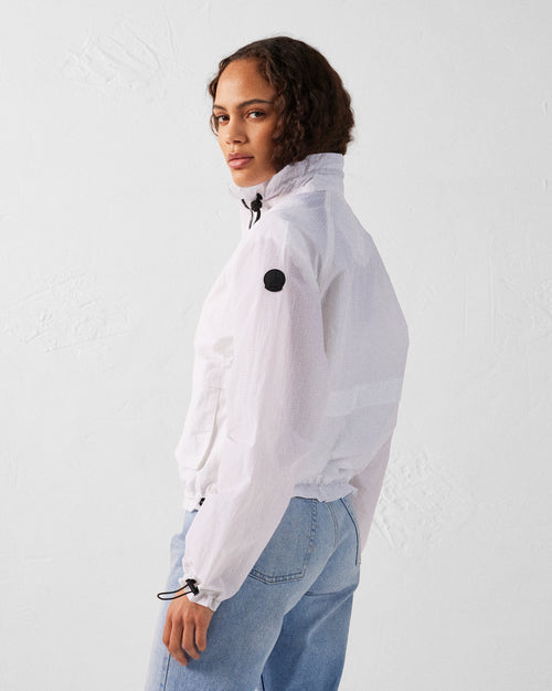 White Lightweight windbreaker jacket Edge - JOTT UK - 4