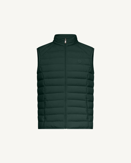 Deep forest Arafo stretch sleeveless puffer jacket - JOTT UK - 2